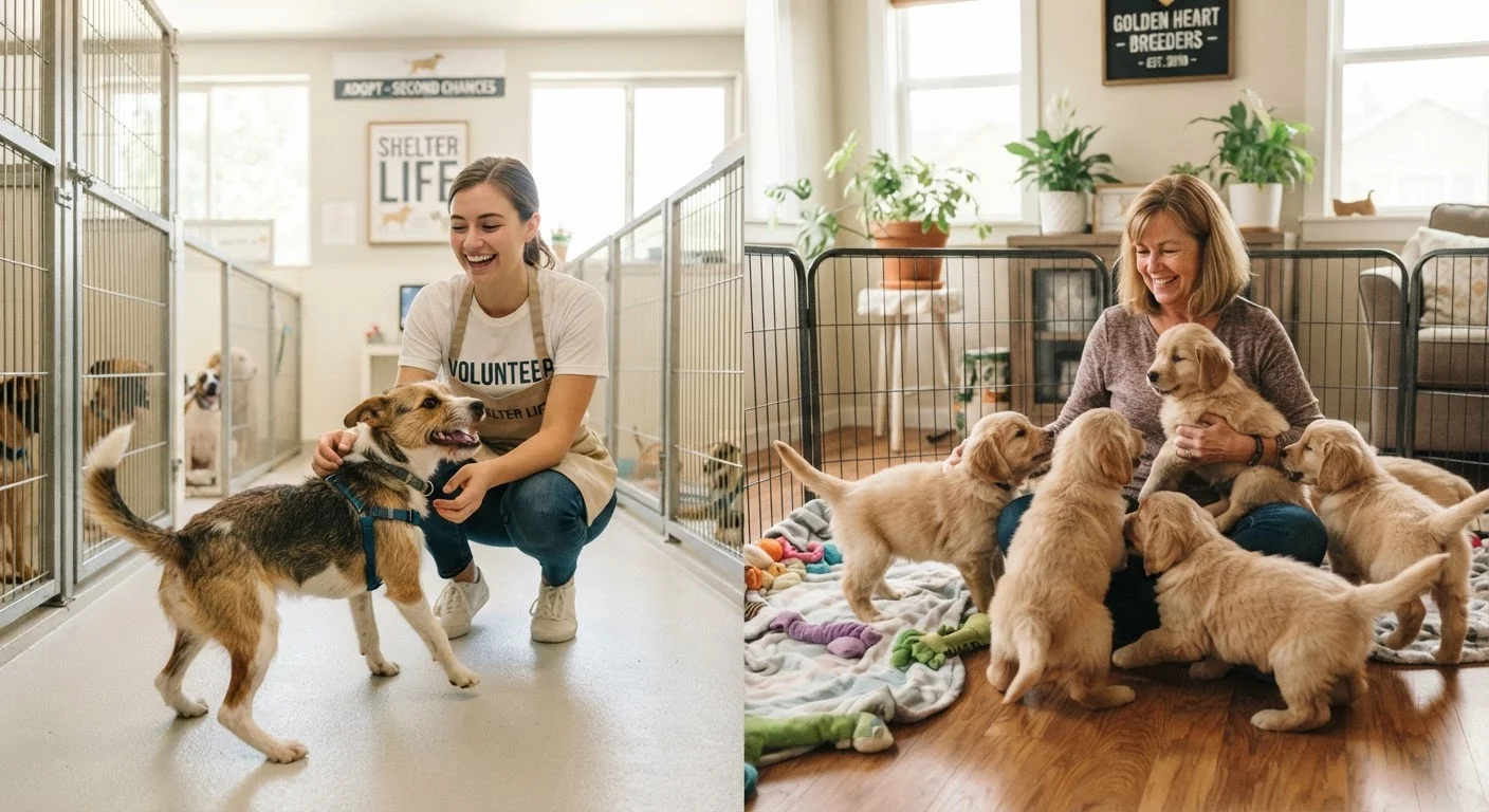Adopting vs. Buying from a Breeder: What Each Path Actually Involves
