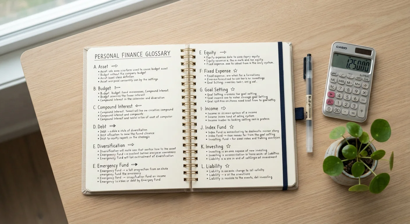 Budgeting Terms Glossary: Plain-Language Definitions for Common Financial Vocabulary