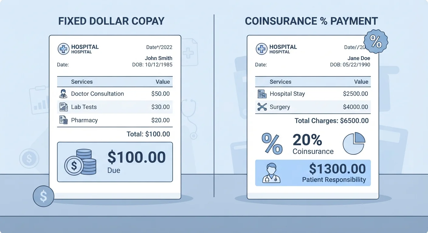 Coinsurance vs. Copay: Two Cost-Sharing Terms That Work Very Differently