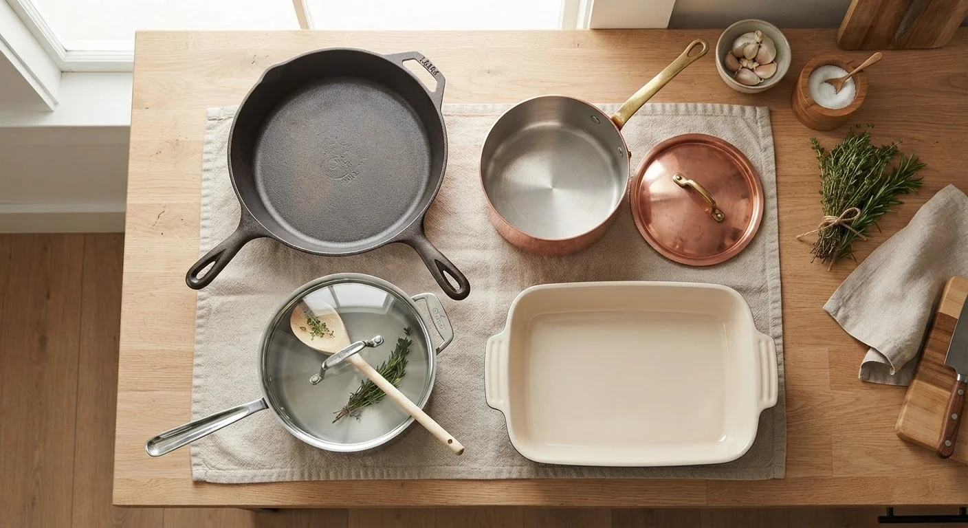 Cookware Materials From Cast Iron to Ceramic: A Practical Field Guide
