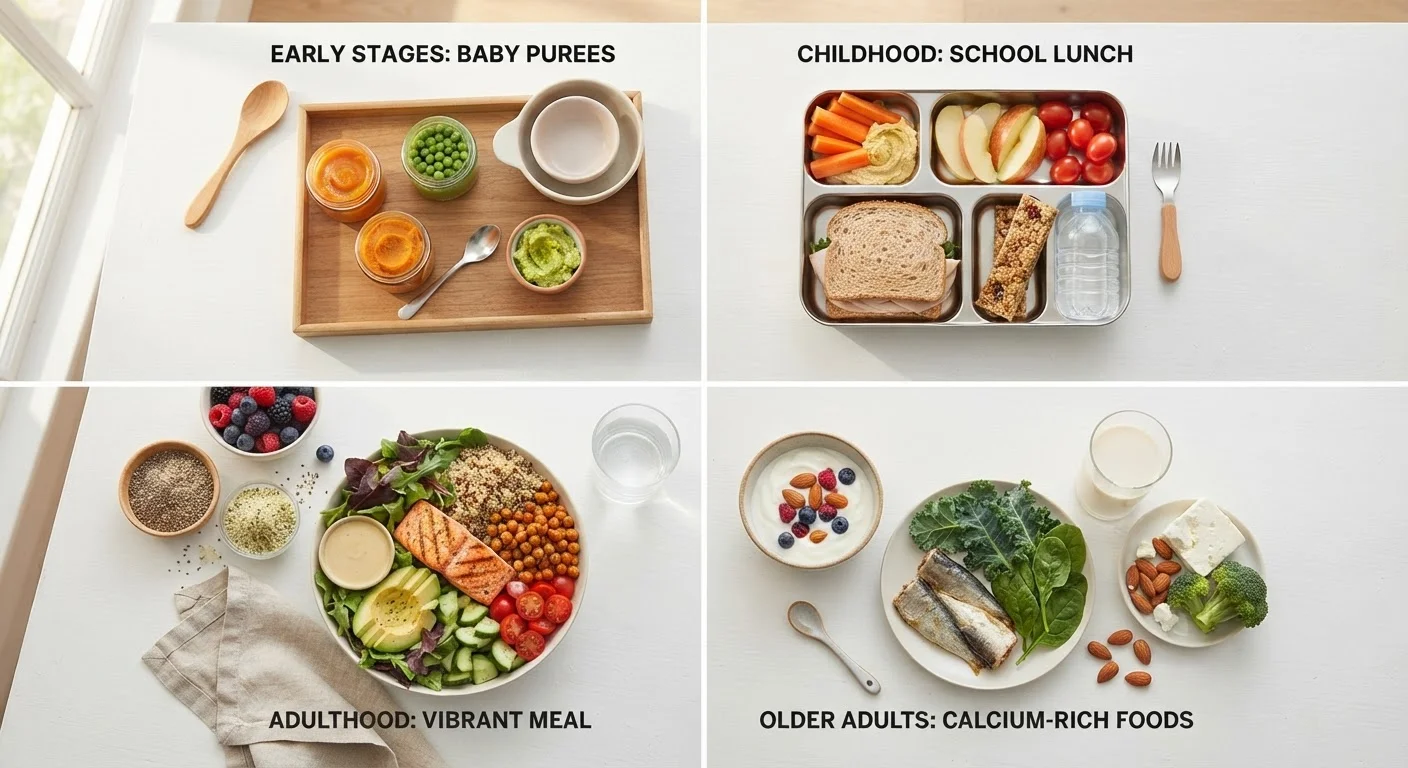 Nutrition Through Every Life Stage: How Needs Shift from Childhood to Older Adulthood