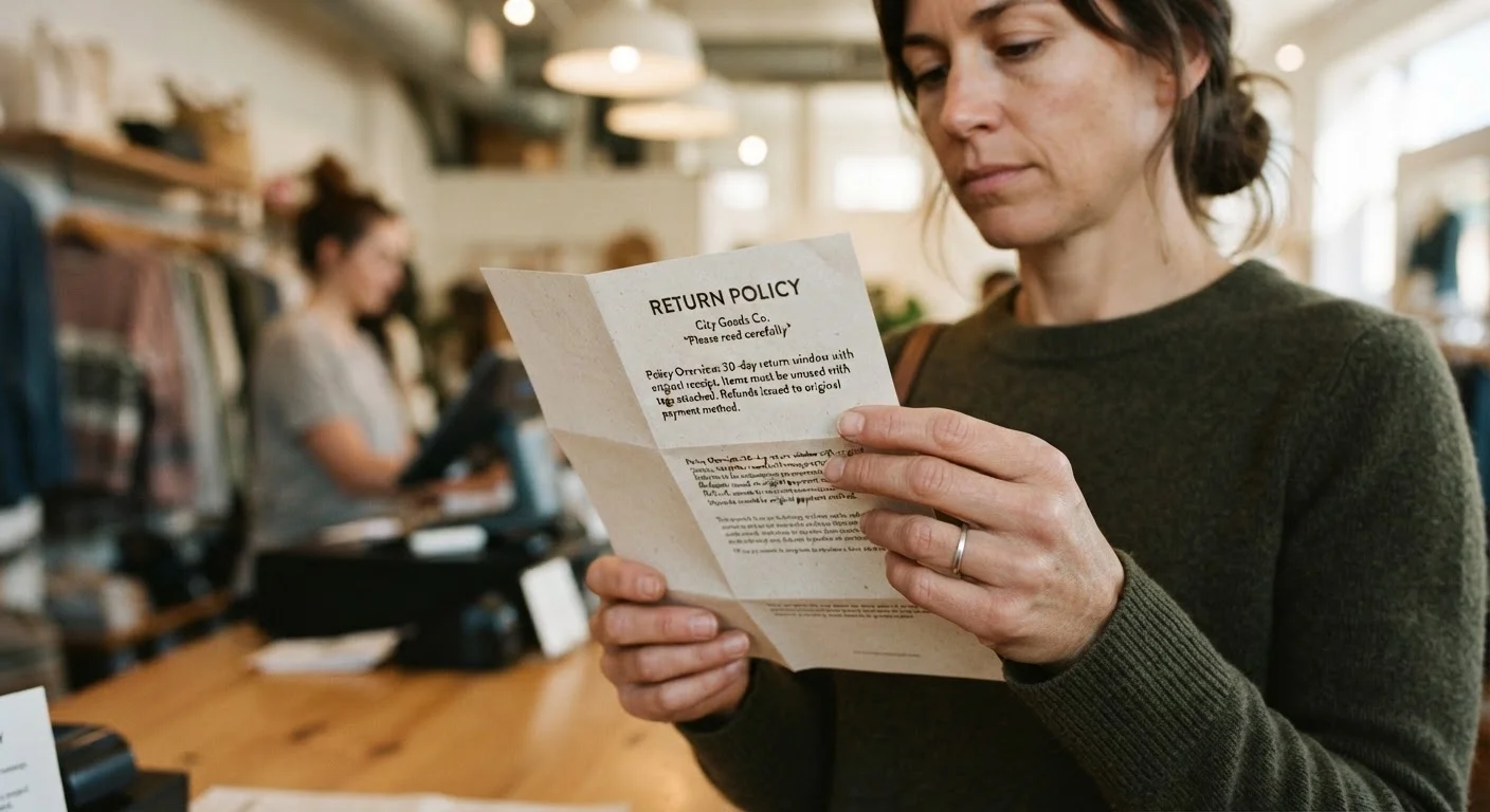 Reading a Return Policy Before You Ever Reach the Register