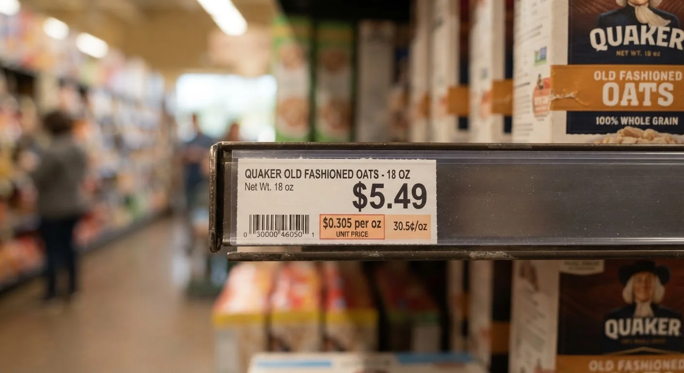 Unit Price Math: The Shelf Tag Detail Most Shoppers Ignore